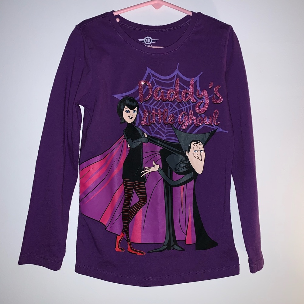 Hotel transylvania 2 Girls Shirt Sz 7-8 Mad Engine